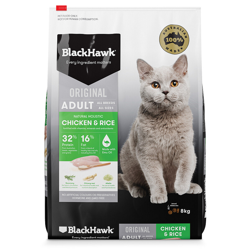 BlackHawk Cat Chicken and Rice 8kg