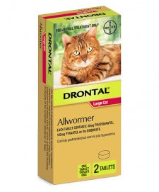Drontal Allwormer Cat 6kg per tab 2 tab
