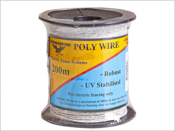 Polywire White 200m