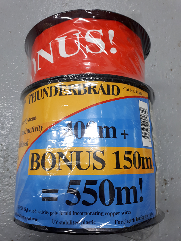 ThunderBraid 400mtrs plus 150m BONUS