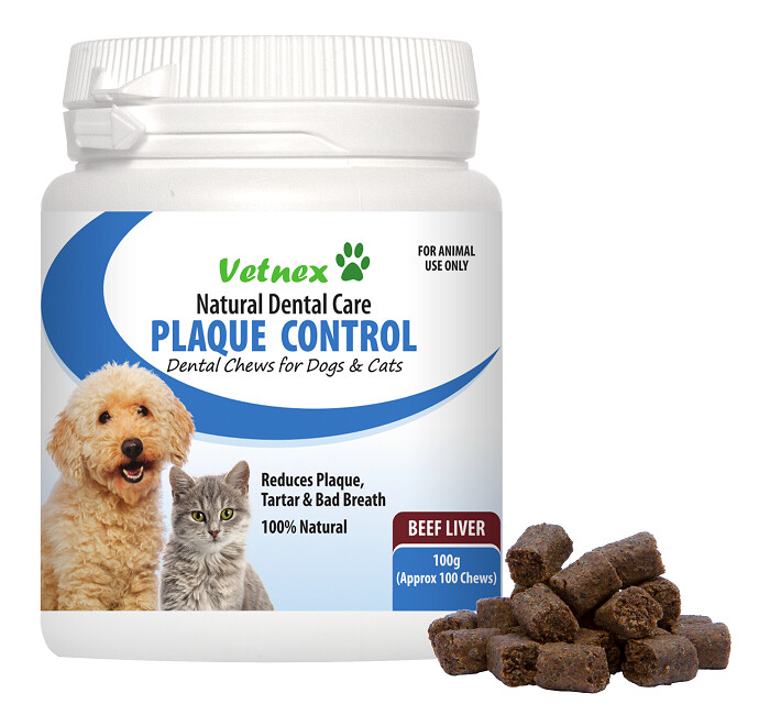 Vetnex Plaque Control Chews Beef  100g