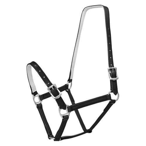 Horse Sense 3/4&#39; BUCKLE HALTER Pony Black