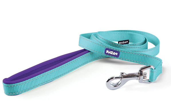 KAZOO Active - Lead 120cm x 25mm Aqua / Purple