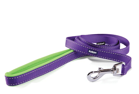 Kazoo Active Lead 120cm x 15mm Purple / Lime