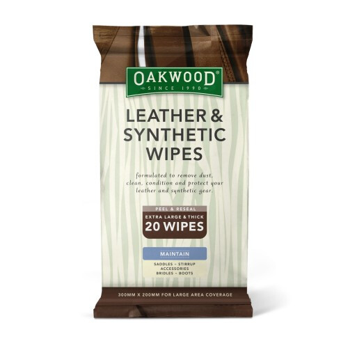 OAKWOOD Leather &amp; Synthetic Wipes x 20