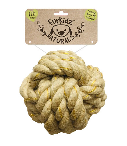 Natures Choice Jute Ball Toy 15cm (530-540gm)