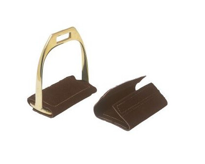 SPLIT LEATHER FOOT PADS For Four Bar Stirrups