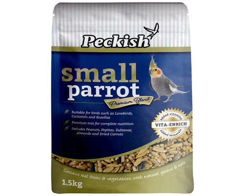 Peckish Smll Parrot Fruit &amp; Nut Premium Blend 1.5kg