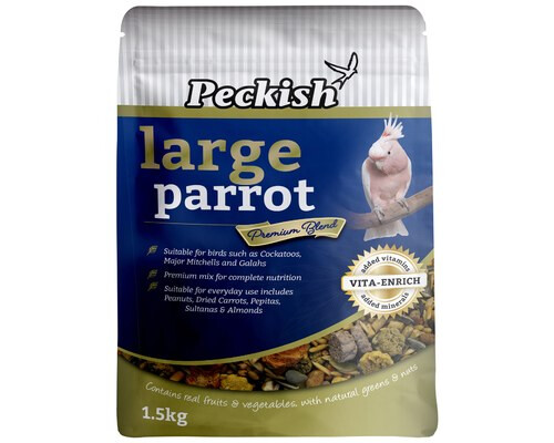 Peckish Lge. Parrot Fruit &amp; Nut Premium Blend 1.5kg
