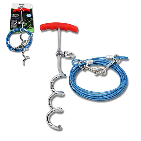 Tie Out Stake with 4.5 m Cable