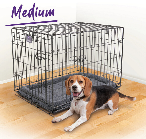 Kazoo Premium Mobile Crate M 610H x 530W x 760D mm Hammertone Grey