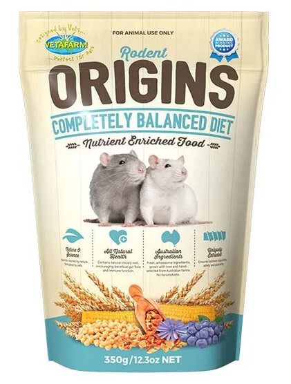 Rodent Origins 350g (Rat &amp; Mouse Food)