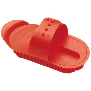 PLASTIC MASSAGE CURRY COMB Red