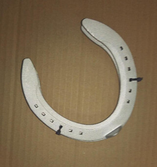 Horse Shoe Alum Plate 3 degree Hind 6