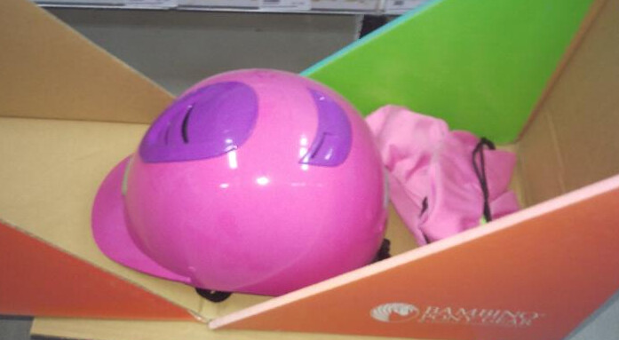 Bambino RIDING HELMET Size 55cm Pink/Purple