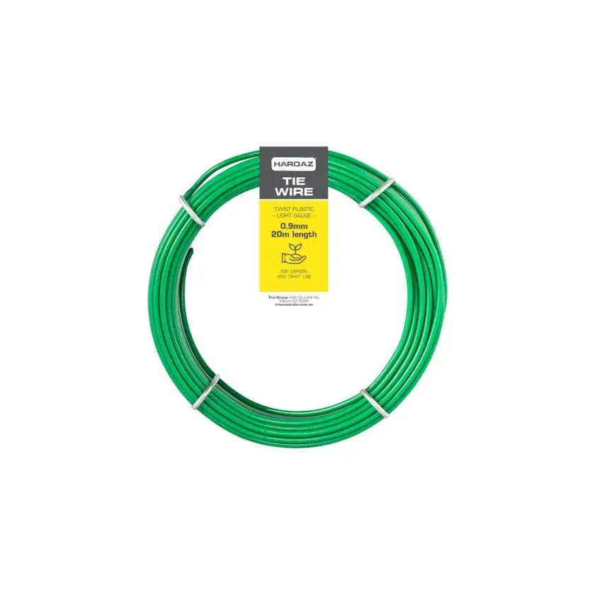Tie Wire Pvc Green 0.9mmx20m (1.75mm)