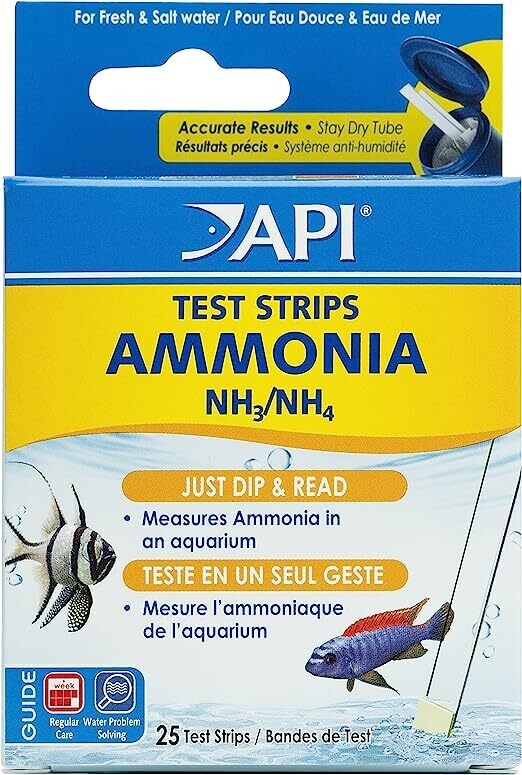 API Quick Testing Strips - AMMONIA