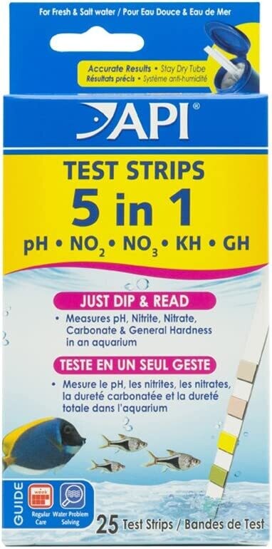 API Quick Testing Strips - 5 in 1 (25Pack)