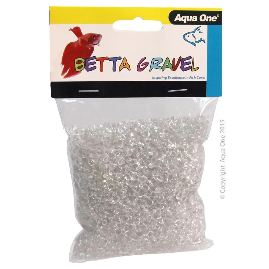 Betta Gravel Glass White 350g