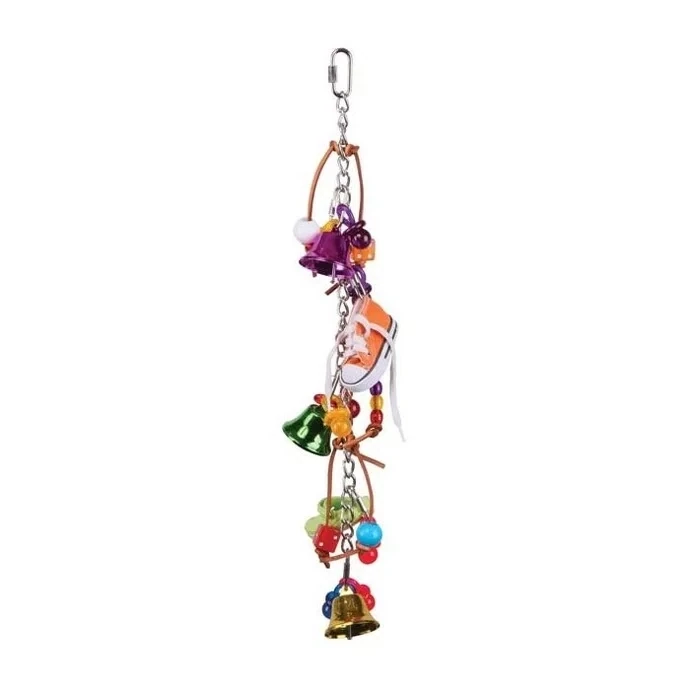 Bird Toy Sneakers &amp; Bells XLarge