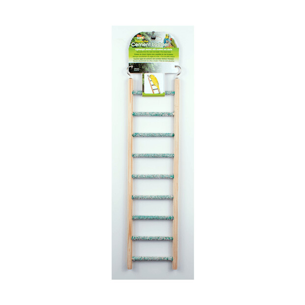 Cement Ladder w/ Wood Frame 9 Step