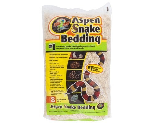 Zoo Med Aspen Snake Bedding - 8 Quart (8.8l)