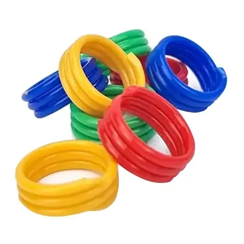 Spiral Leg Bands Mixed 20pk