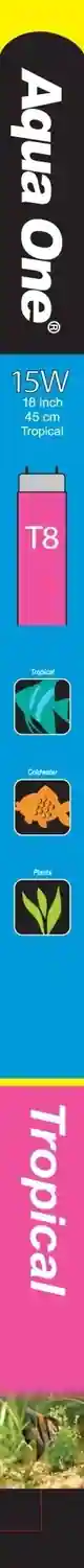 Tube Tropical 15W 18in T8 (510/518/580)