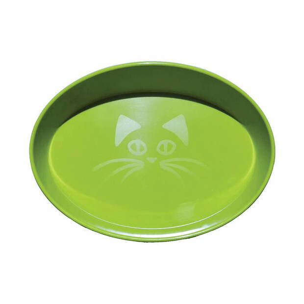 Scream OVAL CAT BOWL 300ml Loud Green