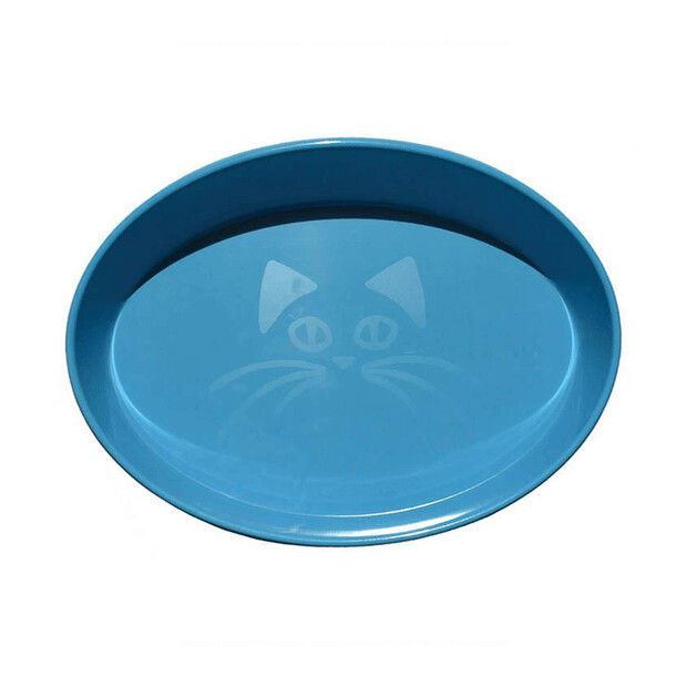 Scream OVAL CAT BOWL 300ml Loud Blue