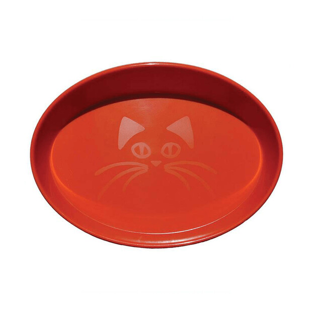Scream OVAL CAT BOWL 300ml Loud Orange