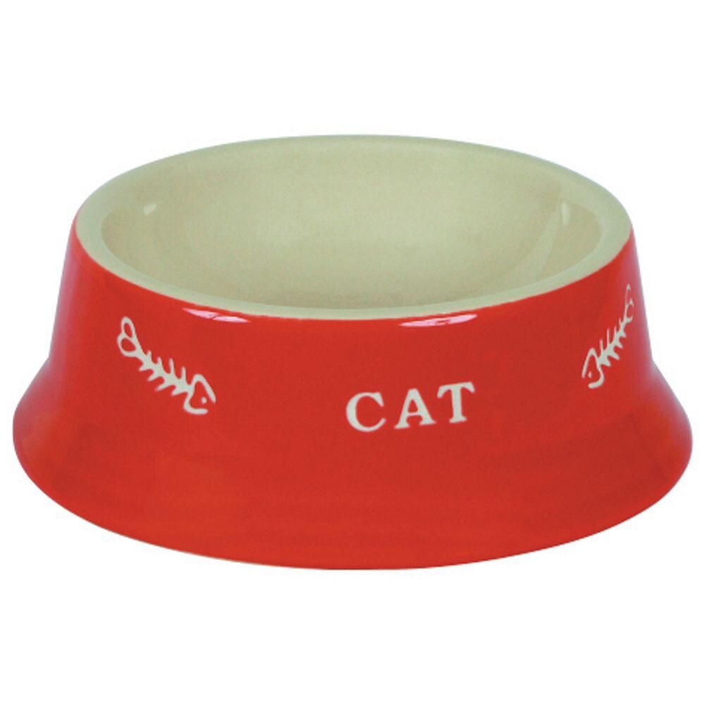 Pet Bowl Ceramic Cat Twin 200ml