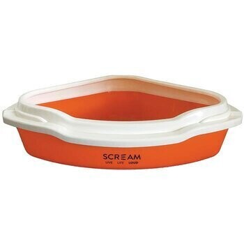 Scream CORNER LITTER TRAY Loud Orange 55x43x17cm