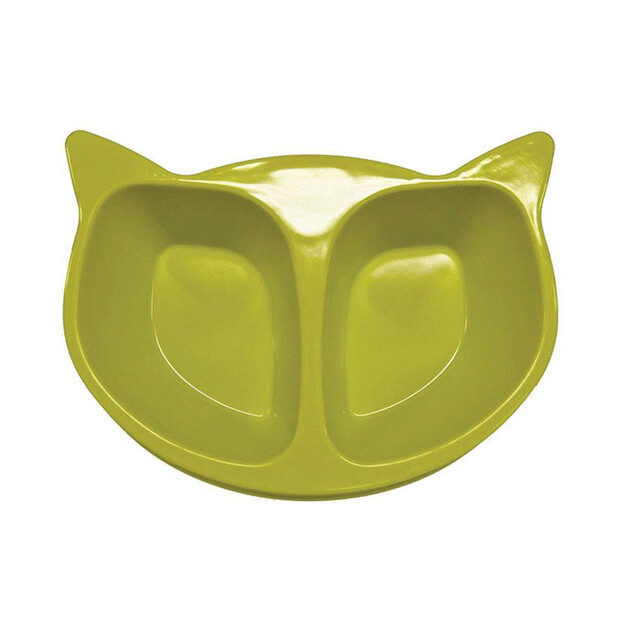 Scream CAT FACE DOUBLE BOWL 2 x 350ml Loud Green