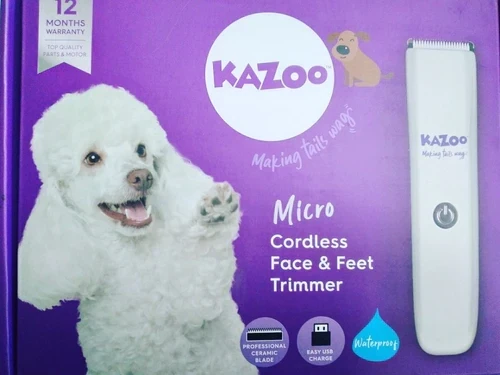 KAZOO Micro Cordless Face &amp; Feet Dog Trimmer