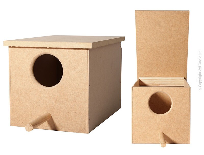Wooden Finch Breeding Box 5.5x8.5x5.5