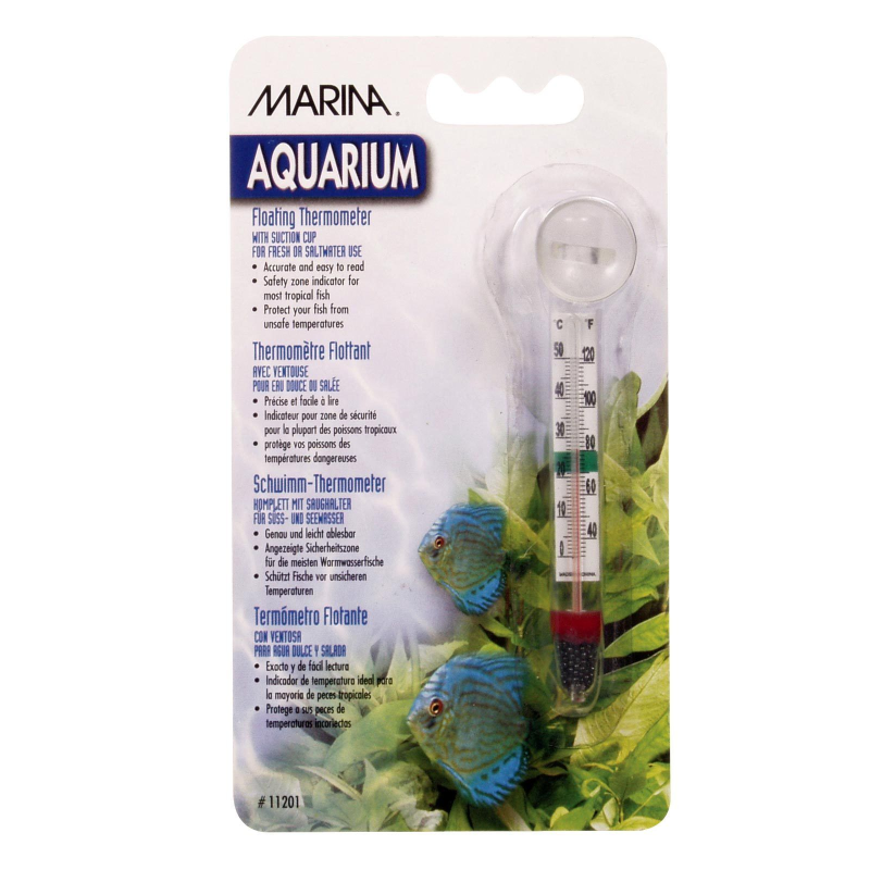Marina Glass Thermometer with Suction floating