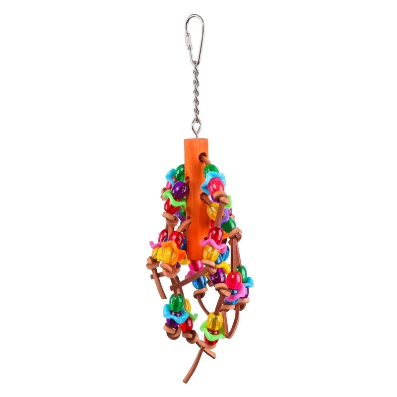 Kazoo Bird Toy W/ Beads Asst&#39;d M 254 x 102mm