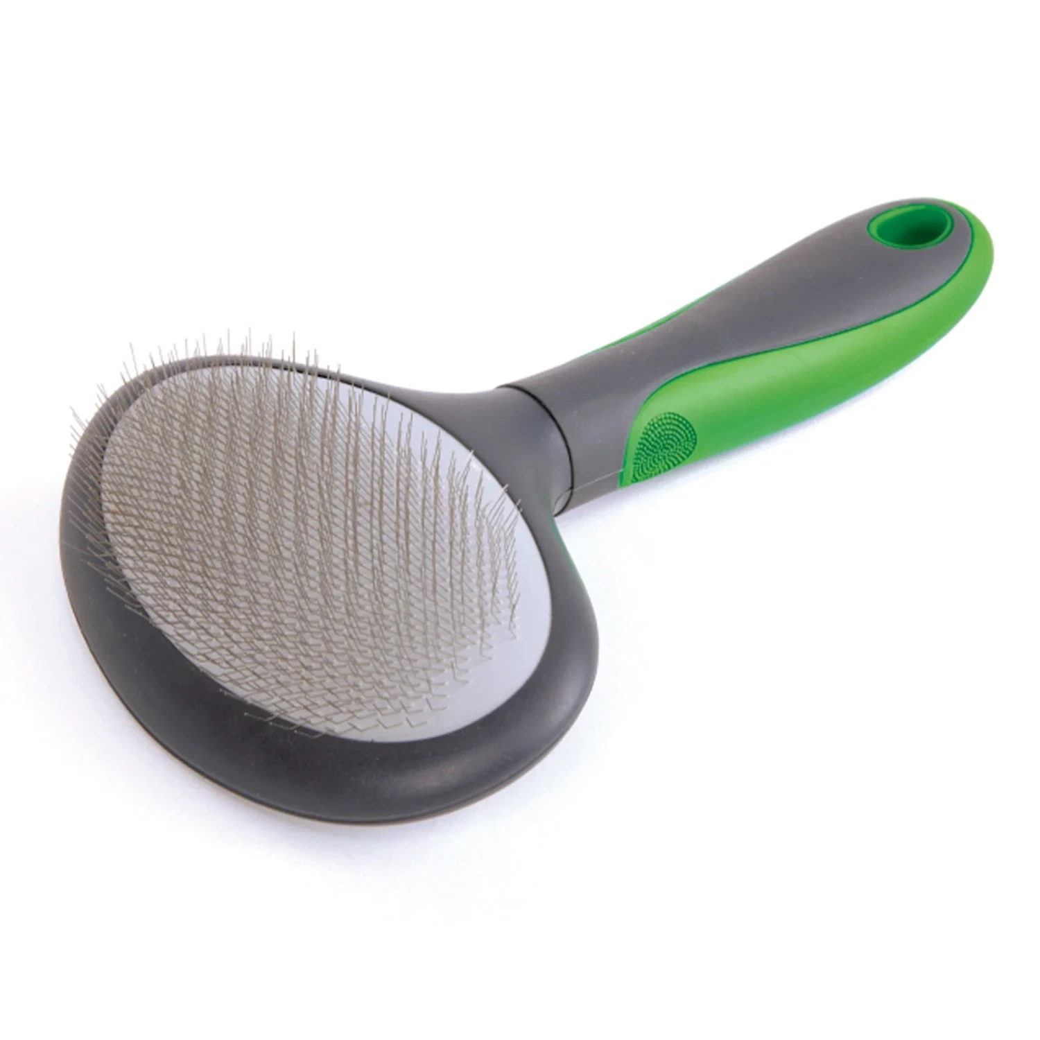 Kazoo Slicker Brush  L 199L x 123W x 55D mm Green / Grey