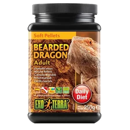 Exo Terra Bearded Dragon Adult Soft Pellet 250g