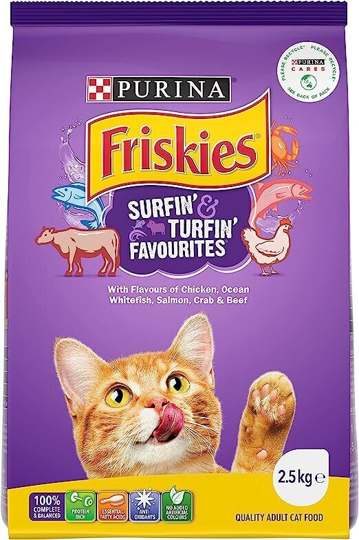 Friskies Adult Surfin Turfin 2.5kg