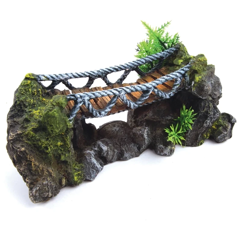 Kazoo Rope Bridge W/Plants M 265W x 107H x 105D mm