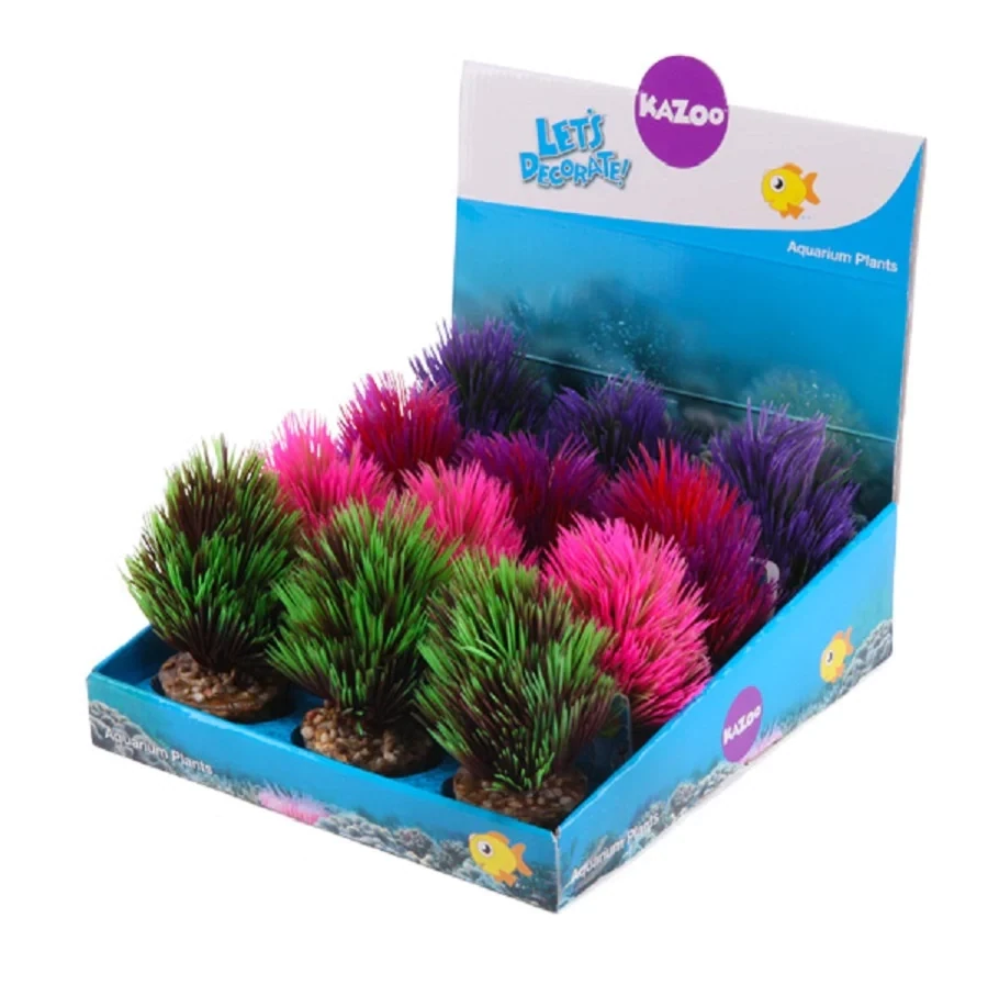 Kazoo Plastic Plants Needle Leaf Assorted Mini 10cm