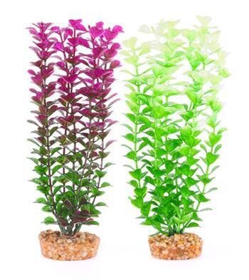 Kazoo Plastic Plants S Leaf Assorted M 18cm