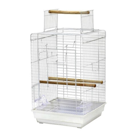 Open Top Perch Bird Cage 40x40x58cm