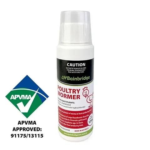 Bainbrige Poultry Wormer 125ml