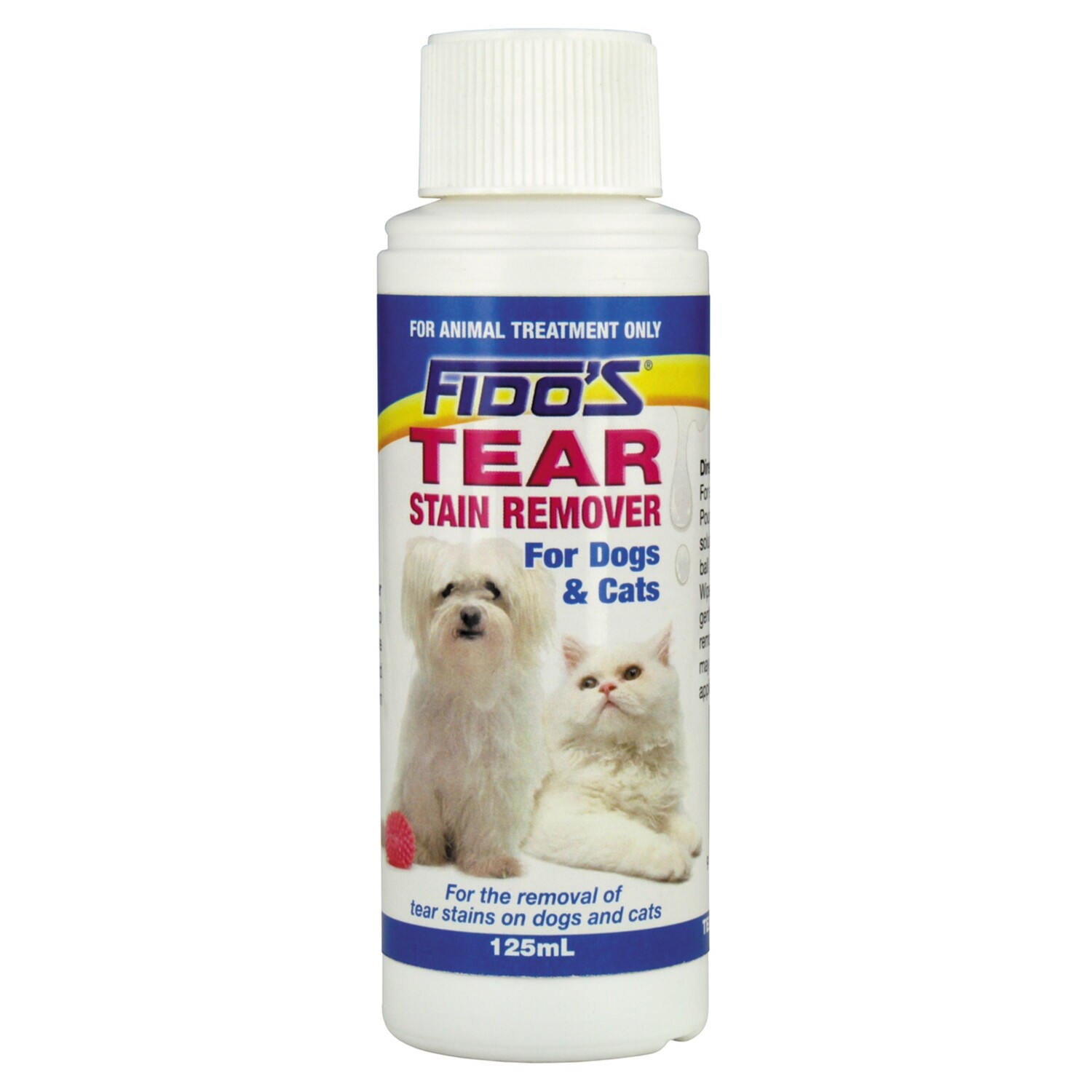 Fidos Tear Stain Remover Cat &amp; Dog 125ml