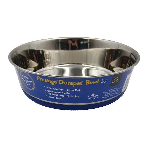 ZEEZ DuraPet PREMIUM SS PET BOWL 3.8Litre