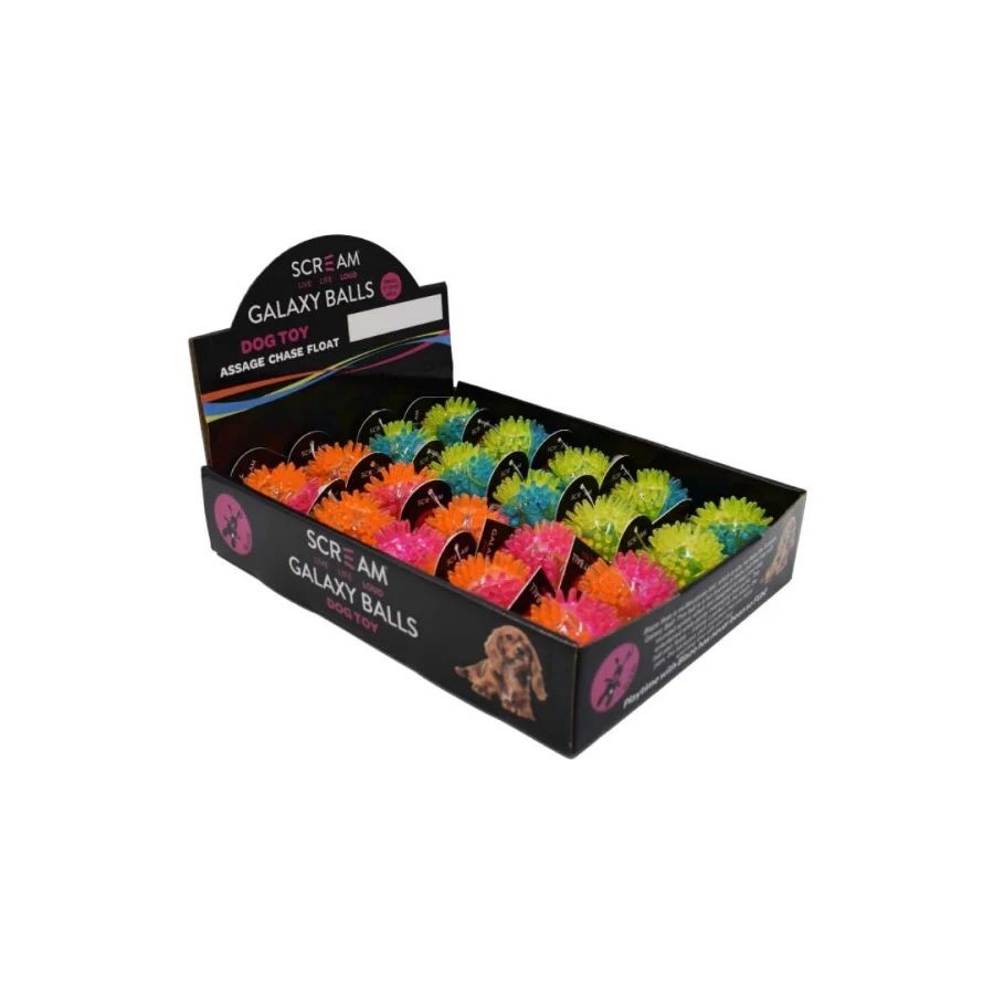 Scream GALAXY BALL COUNTER DISPLAY 20pk - Small 5cm