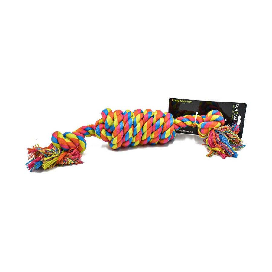 Scream ROPE BONBON TUG DOG TOY 51cm